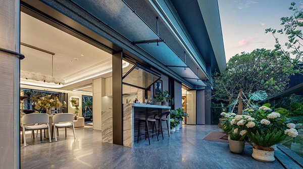 龍湖御湖境建面約130㎡樣板間實景圖。重慶龍湖供圖