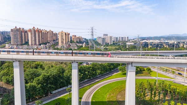 軌道交通6號線東站段。中國電建集團供圖