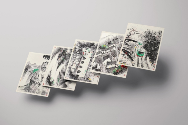 文創(chuàng)產(chǎn)品設(shè)計草案。長壽區(qū)融媒體中心供圖