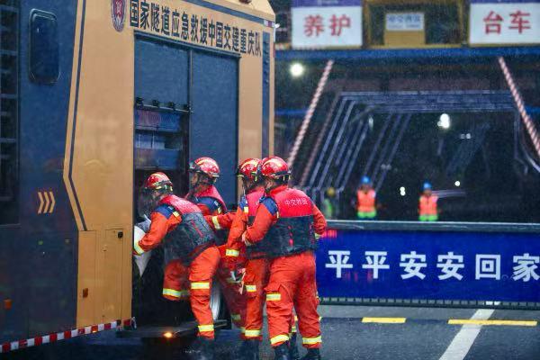 演練現(xiàn)場。中交二公局供圖