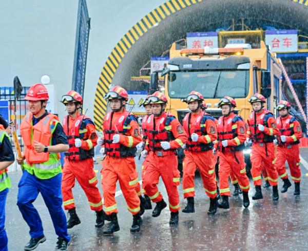 演練現(xiàn)場。中交二公局供圖