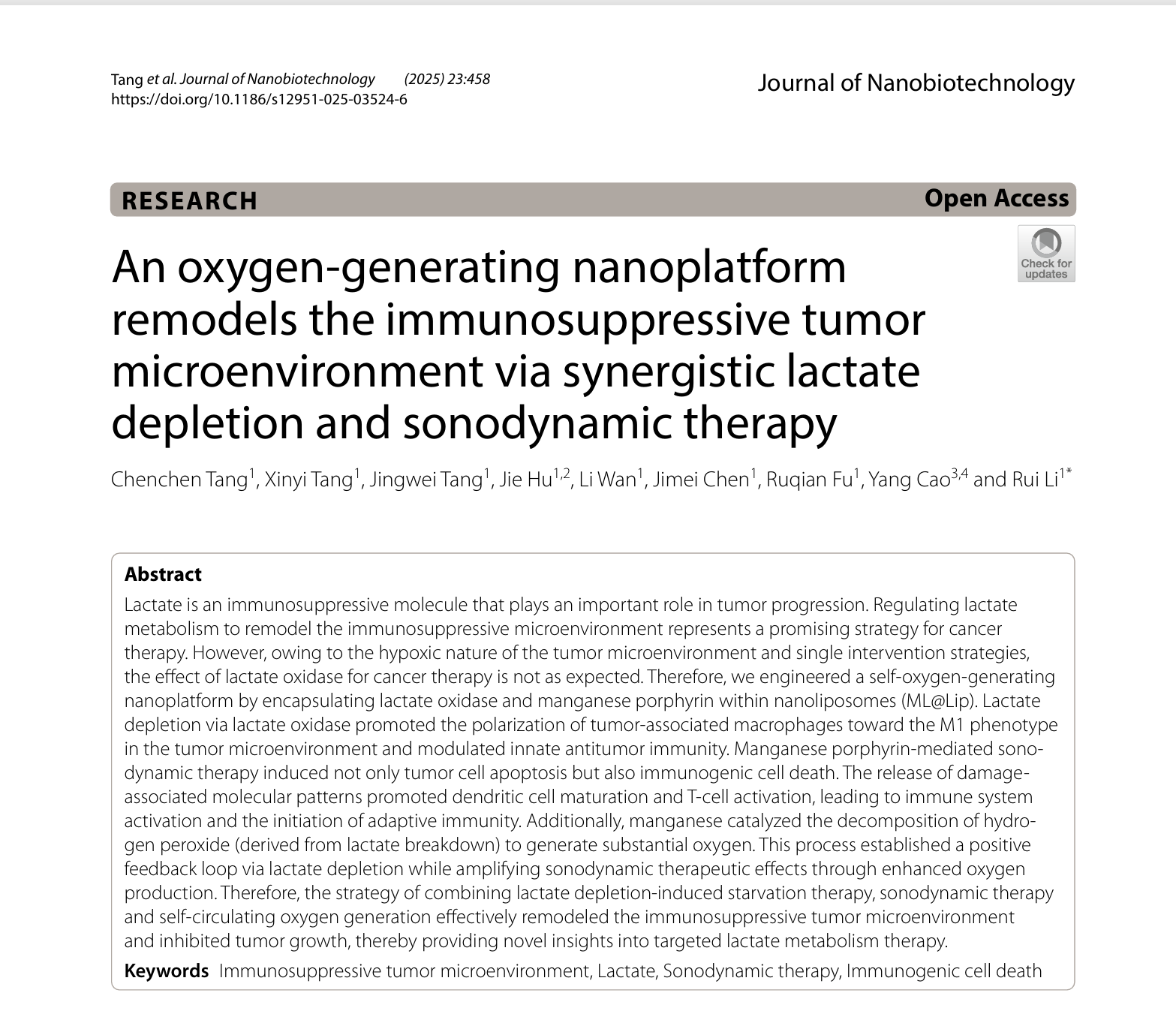 發(fā)表論文。重慶醫(yī)科大學(xué)附屬第三醫(yī)院（方大醫(yī)院）供圖