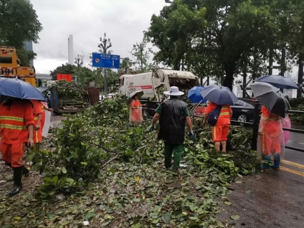 專業(yè)隊伍開展巡查搶險。郭旭攝