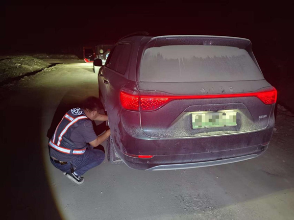 救援現(xiàn)場(chǎng)。賽力斯供圖