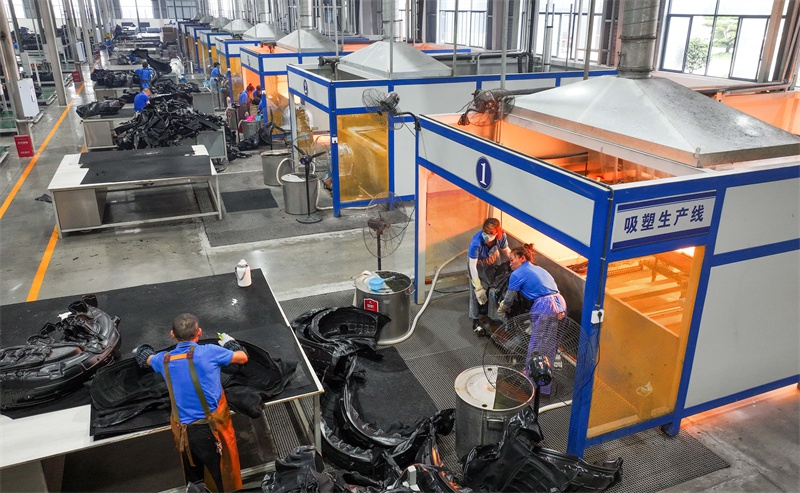 博邦生產(chǎn)車間。墊江縣融媒體中心供圖 第1眼TV-華龍網(wǎng)發(fā)