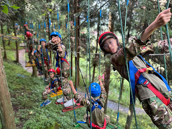 夏令營(yíng)活動(dòng)現(xiàn)場(chǎng)。招商積余重慶公司供圖