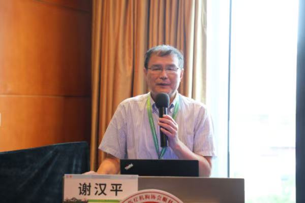 謝漢平學(xué)術(shù)分享現(xiàn)場(chǎng)。重慶普瑞眼科醫(yī)院供圖