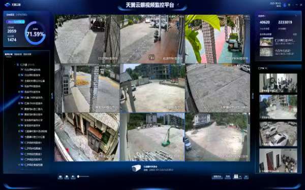 天翼云眼視頻監(jiān)控平臺。中國電信供圖