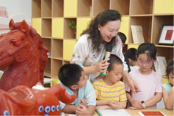 漆器藝術展示活動。竹林社區(qū)學院供圖