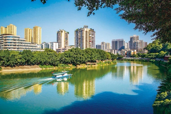 綦河風(fēng)光。胡光銀攝