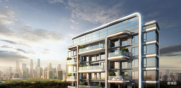 華僑城·熙宸項(xiàng)目外立面意境圖。重慶華僑城供圖