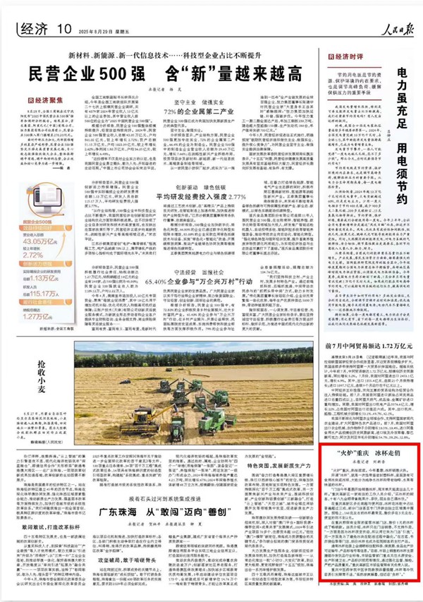 《 人民日?qǐng)?bào) 》( 2025年08月29日 10 版)