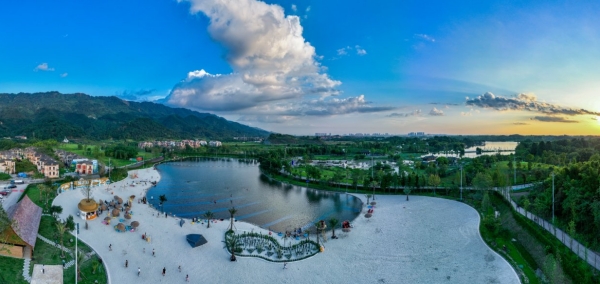 龍水湖旅游度假區(qū)。大足區(qū)委宣傳部供圖