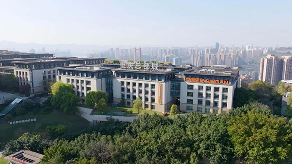 重慶總部城實景拍攝圖。重慶總部城供圖