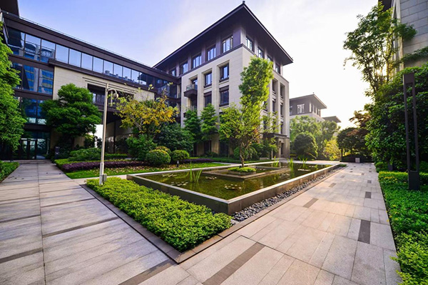 重慶總部城產(chǎn)業(yè)園區(qū)內(nèi)部。重慶總部城供圖