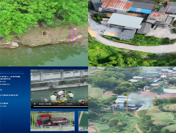 相關(guān)AI識(shí)別預(yù)警功能。釣魚(yú)城街道供圖
