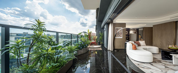 樣板間實(shí)拍圖。華宇御璟首璽供圖