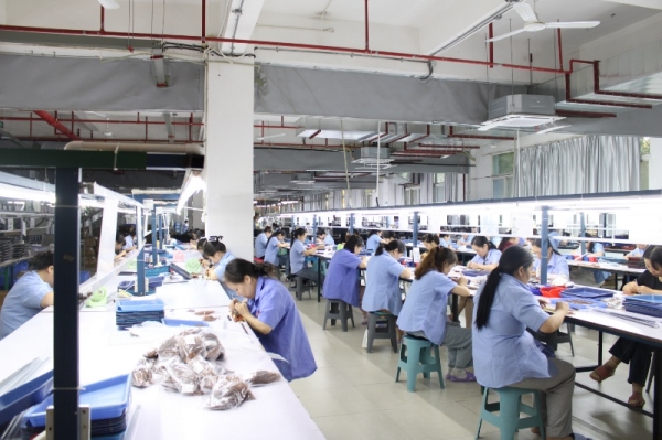 敏城電子生產(chǎn)車間。萬州區(qū)委宣傳部供圖