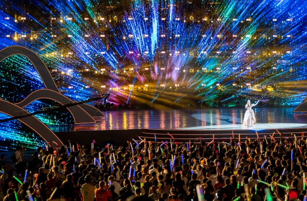 2025世界大河歌會(huì)歌唱演出。黃建樺攝