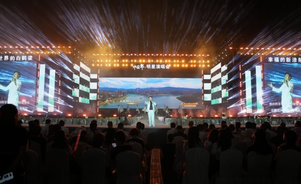2025白鶴梁旅游文化節(jié)明星演唱會環(huán)節(jié)。涪陵區(qū)委宣傳部供圖