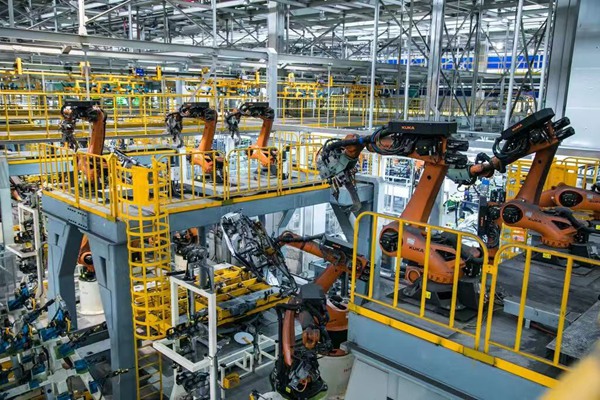 長(zhǎng)安汽車生產(chǎn)車間。企業(yè)供圖