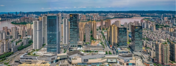 九龍坡城市風(fēng)景。曹鳴鷗攝