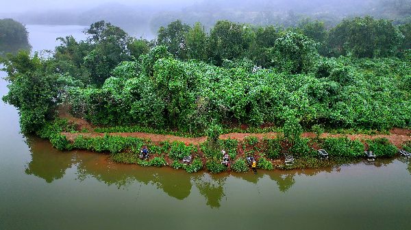 風景秀麗的垂釣地?；顒又鬓k方供圖