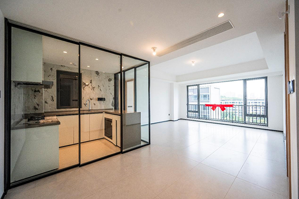 交付實景圖。重慶萬科供圖