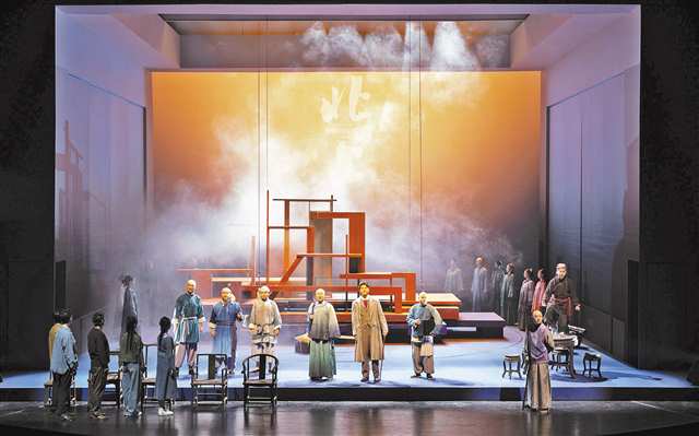 話劇《北上》劇照。（受訪者供圖）