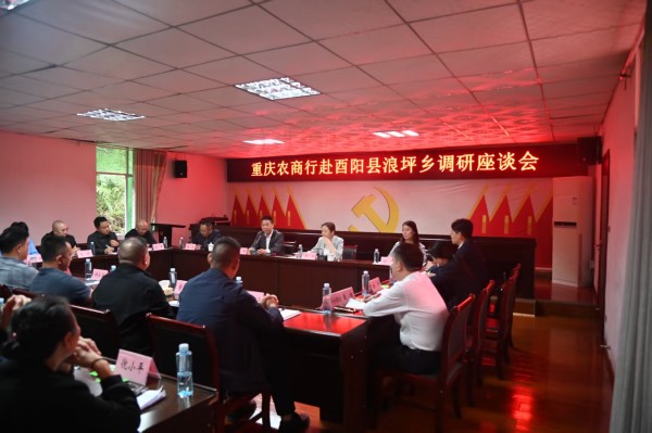 調(diào)研座談會(huì)現(xiàn)場(chǎng)。重慶農(nóng)商行供圖