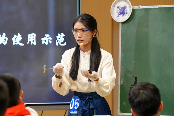 比賽現(xiàn)場(chǎng)。學(xué)校供圖