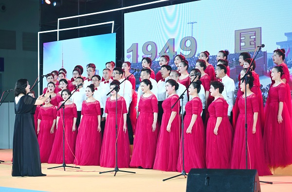 合唱比賽。吳汪洋攝