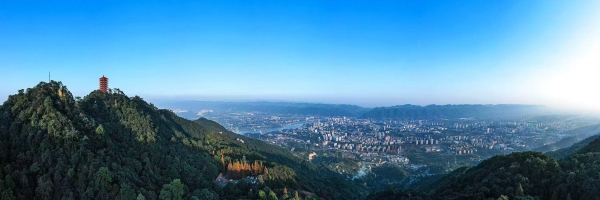 航拍北碚。北碚區(qū)委宣傳部供圖