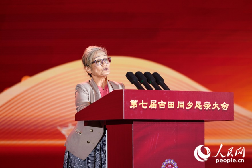 泰華樹膠有限公司董事長林立盛夫人林張素清。實習(xí)生 鄭舒塵攝