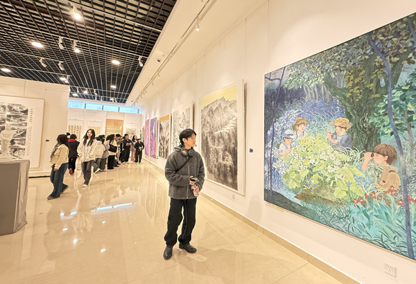 展覽現(xiàn)場(chǎng)。晏紅霞攝