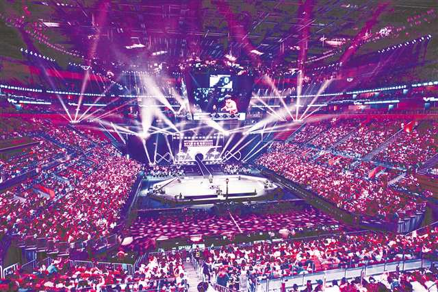 華熙生物·潤百顏中心，WTT重慶冠軍賽現(xiàn)場。（資料圖片）記者 謝智強(qiáng) 攝/視覺重慶