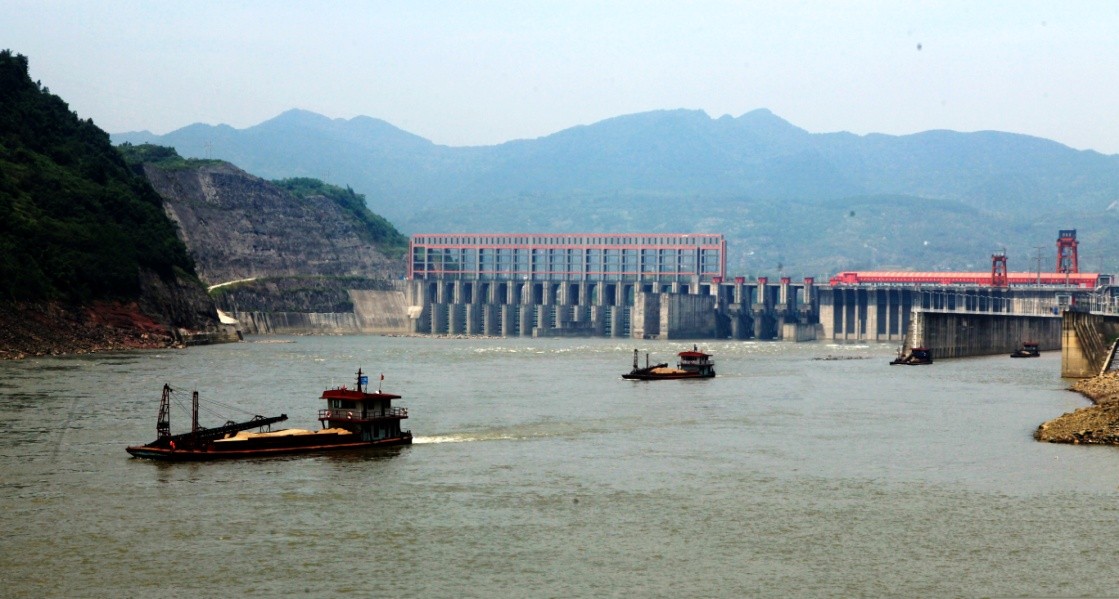 嘉陵江上的航運(yùn)樞紐。重慶市港航海事事務(wù)中心供圖