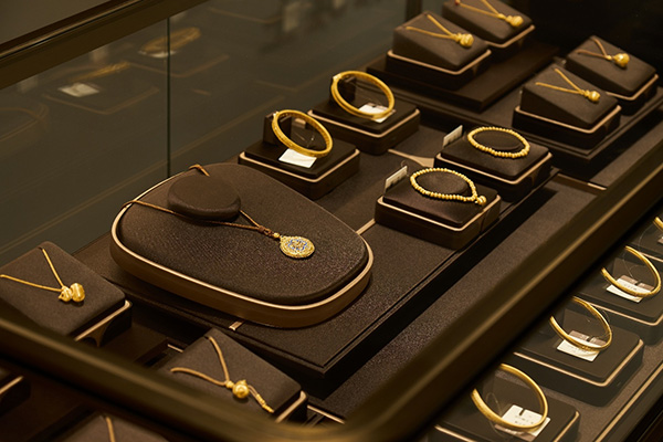 玉和祥翡翠陳列。玉和祥供圖