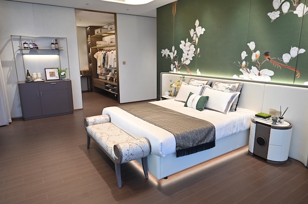 “好建造”展廳中的實景樣板間。鄒樂攝