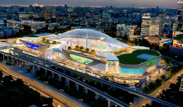 超級(jí)文旅Mall首個(gè)落地項(xiàng)目“Hi重慶”效果圖。復(fù)星旅文供圖